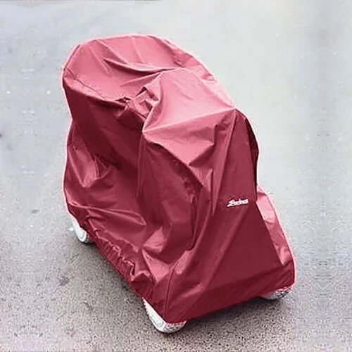 Mobility Scooter Storage Cover - Burgundy 500