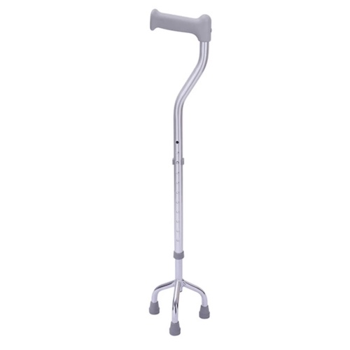 Essential Aids Adjustable Small Base Walking Sticks for the elderly - grey