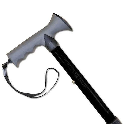 Gel Handle Folding Walking Stick Handle