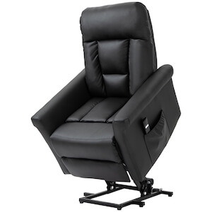 HOMCOM Power Lift Chair - PU Leather 300