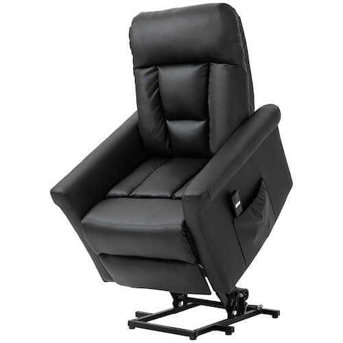 HOMCOM Power Lift Chair - PU Leather