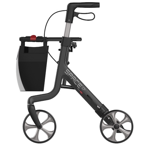 Rehasense Space Carbon Fibre Rollator Side