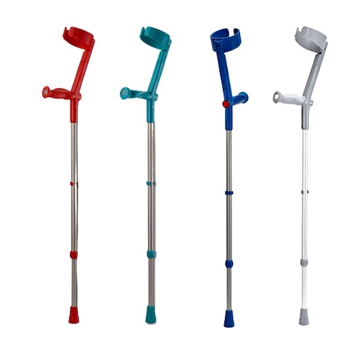 Soft Grip Comfort Handle Crutches Full