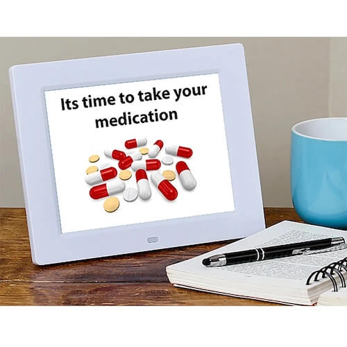 Rosebud Reminder Clock Lifestyle