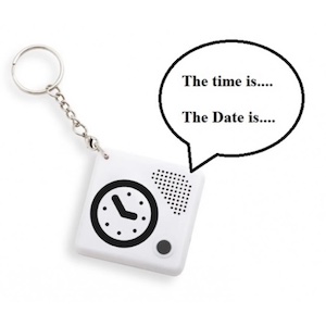 Talking Keychain Pocket Clock 300