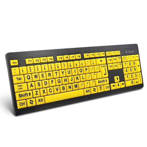 BOOGIIO Large Print PC Keyboard