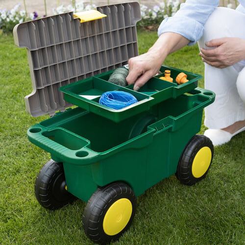 Drive Garden Roller Stool Inside