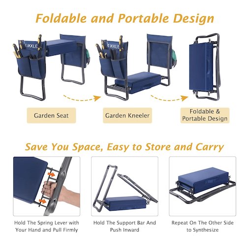Garden Kneeler Seat and Bench Forms