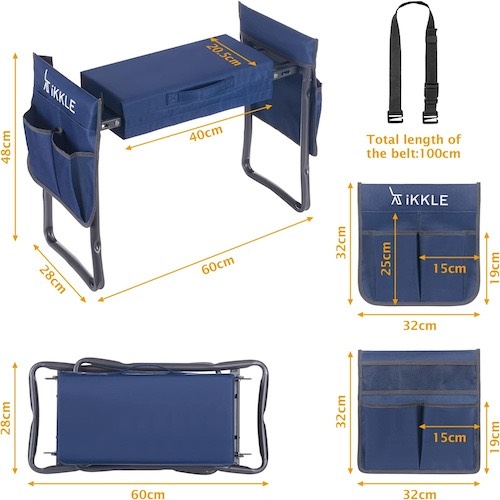 Garden Kneeler Seat and Bench Layout