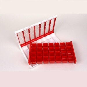 Pivotell Large Pill Organiser deconstructed