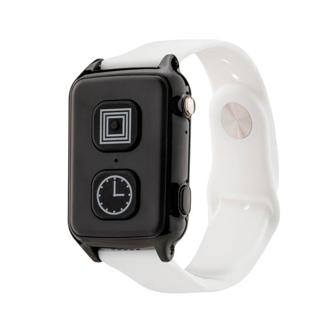 SureSafe GO Monitored white silicon strap
