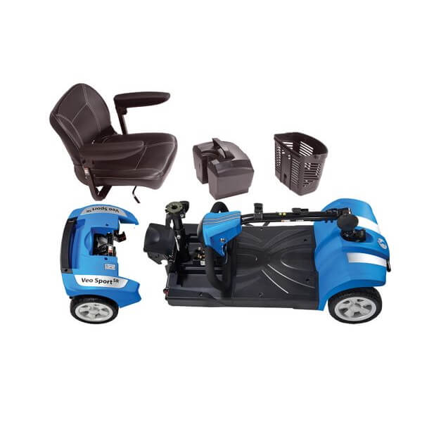 Rascal Veo Sport dismantled for going into boot